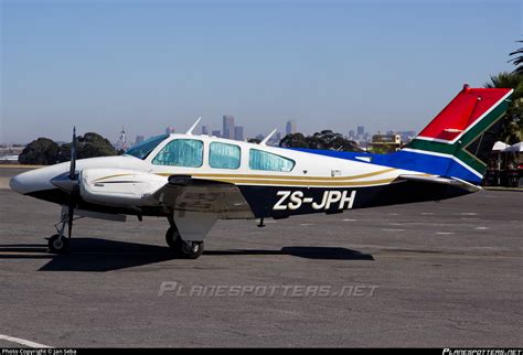 ZS JPH Private Beechcraft 55 Baron 95 55 Photo By Jan Seba ID