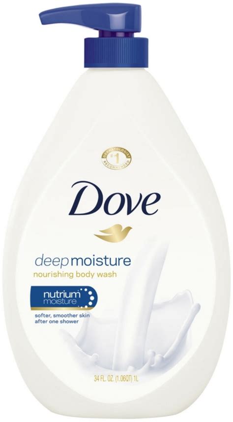 3 Pack Dove Body Wash With Pump Deep Moisture 34 Oz