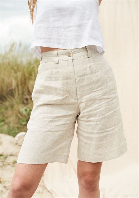 Linen Bermuda Shorts