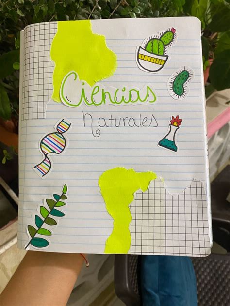 Portadas De Ciencias Naturales Creativas Bonitas Ideas Fáciles Dibujos