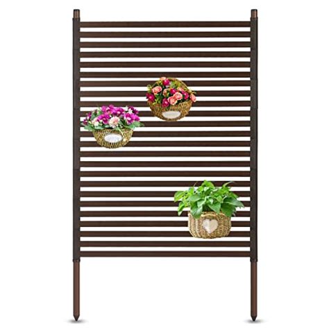 Lalahoni Outdoor Privacy Fence Screen 3 X 5 Tall Rustproof Metal