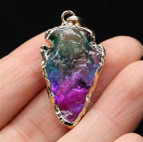 High Quality Chakras Energy Stone Pendant Reiki Heal Multicolor