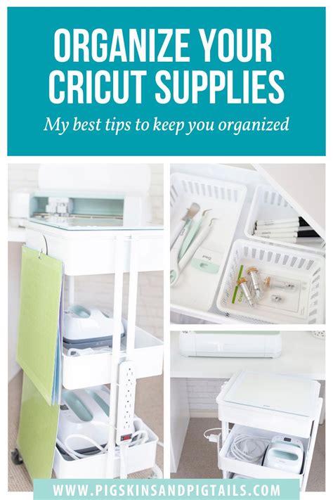 How To Organize Your Cricut Supplies Organizacion