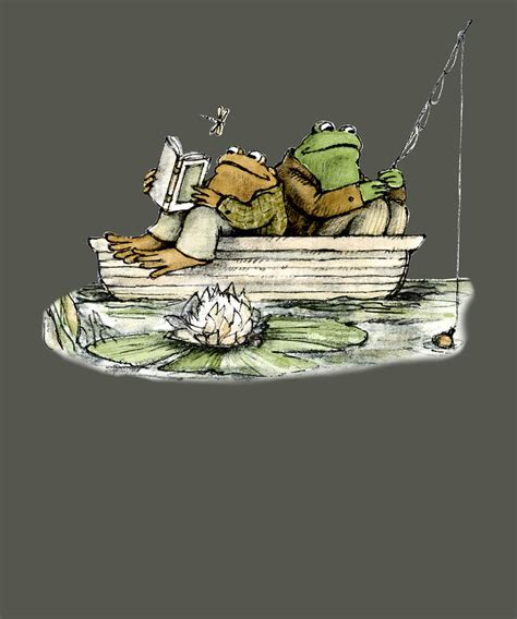 Frog And Toad Fishing Digital Art By Addison Chambers Pixels