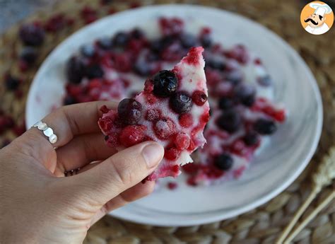 Barres de yaourt glacé aux fruits rouges Les Recette de A à Z