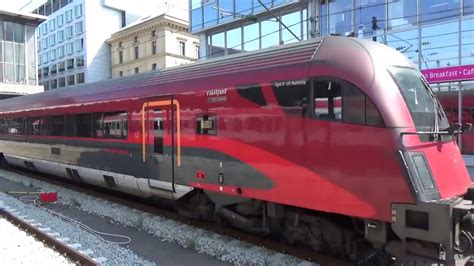 Bb Railjet Mit Am Ende Verl Sst M Nchen Hbf Youtube