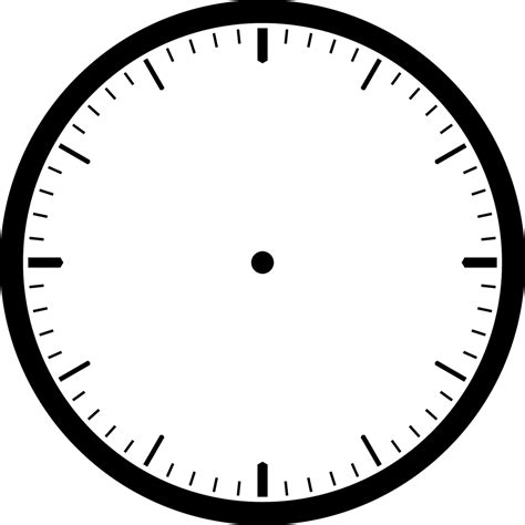 Free Clock Face Template - ClipArt Best