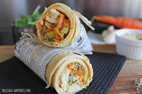 Alimentation équilibrée Recette wrap maison sans gluten