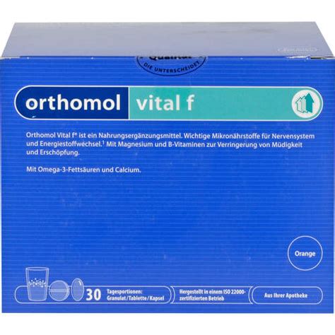 Orthomol Vital F Granulat Kapseln Beutel St