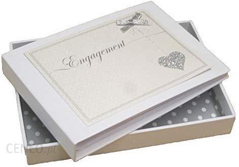 Album na zdjęcia White Cotton Cards Engagement Love Heart Mini Lle T