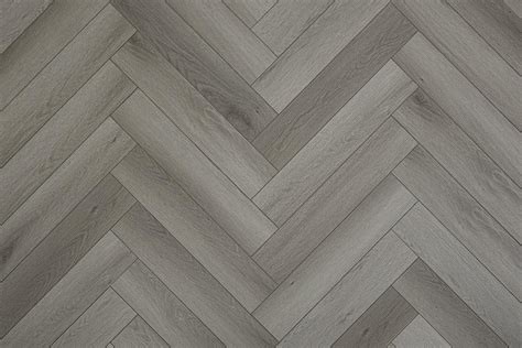 Audacity Antique Grey Oak Herringbone Rigid Core Click Luxury Vinyl