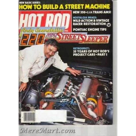 Hot Rod Magazine August 1984 5 35 Hot Rods Performance Cars Vintage Magazines