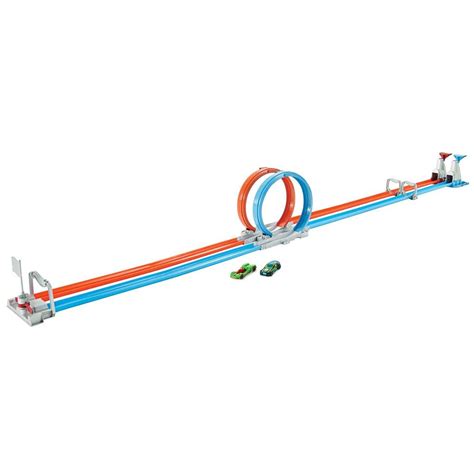 Hot Wheels Action Dubbele Looping Speelset
