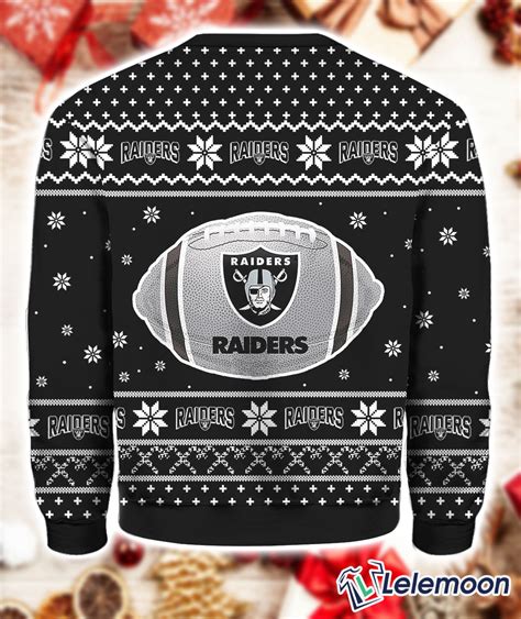 Las Vegas Raiders Christmas Ugly Sweater - Lelemoon