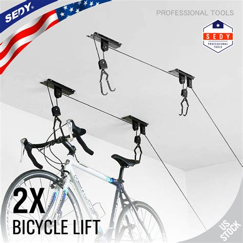 Ceiling Mounted Bike Hoist Lift Rack Shelly Lighting