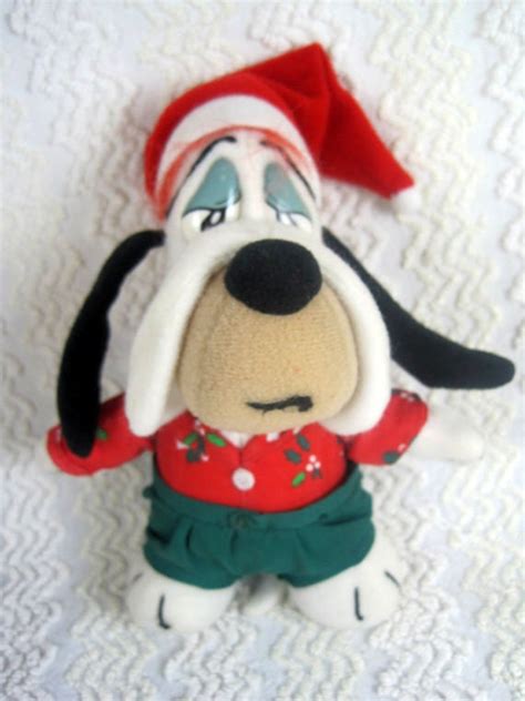 Items similar to Hanna Barbera Christmas DROOPY DOG Plush - 1990 Applause - 6" Tall - Hounddog ...