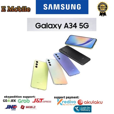 Jual Samsung Galaxy A34 5G 8 128 8 256 NFC 48MP Garansi Resmi