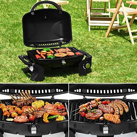 Giantex Portable Propane Gas Grill 12000 BTU Tabletop Camping Outdoor