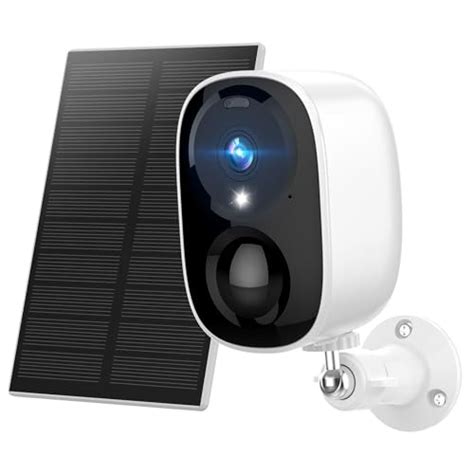 HAWKRAY Solar Security Cameras Outdoor, 2K Battery Powered WiFi ...