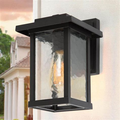 Lnc Light Black Modern Farmhouse Outdoor Wall Lantern Sconce With