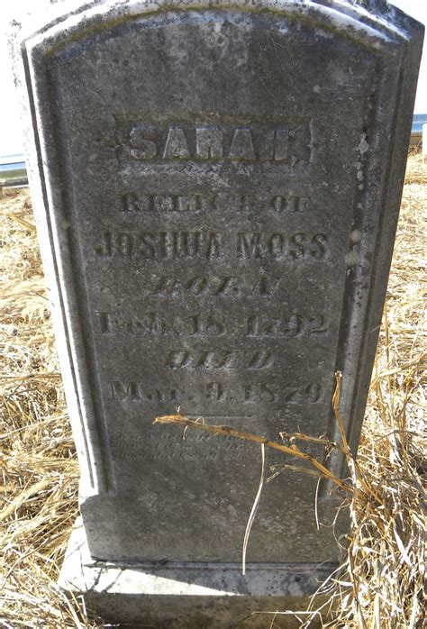 Sarah Adkins Sallie Griffin Moss Find A Grave Memorial