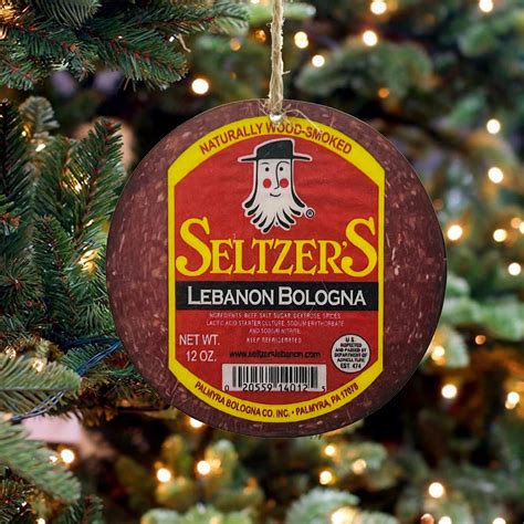 Seltzer's Lebanon Bologna handmade Ornament - Etsy