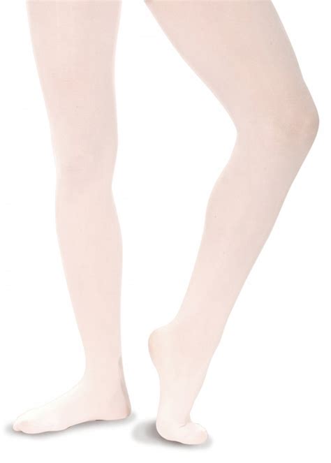 White Seamless Dance Ballet Tights