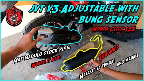 Honda Click Jvt V Pipe Performance Test Youtube