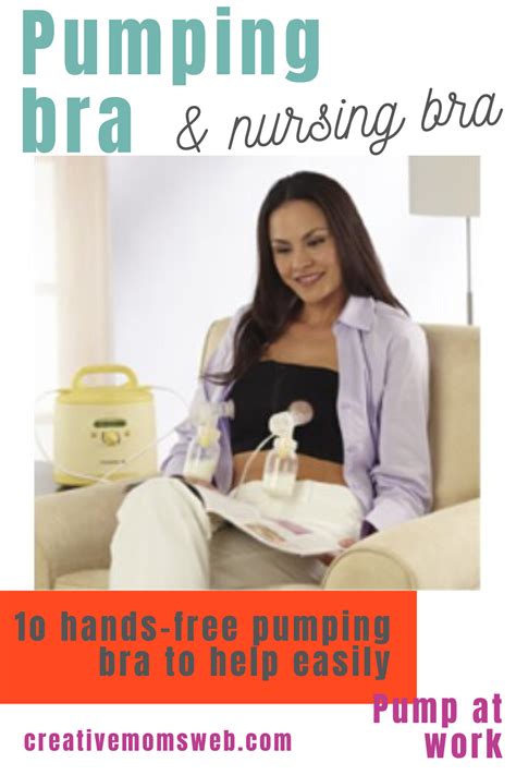 Hands Free Pumping Bra To Help Easily Pump At Work Hands Free Pumping