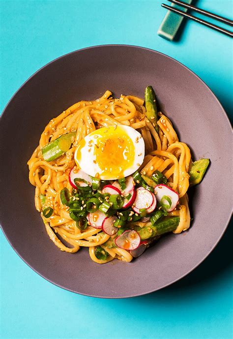 Vegetarian Udon Noodles With Spicy Peanut Sauce Tried And True Recipes