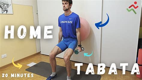 20 Minutes Dumbbells Fitball FULL BODY Tabata YouTube