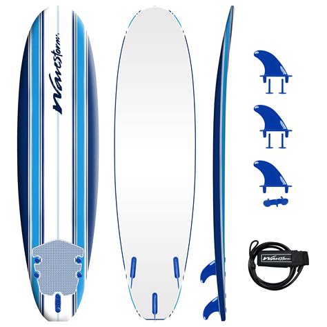 Buy Wavestorm Classic Soft Top Foam 7ft Surfboard Surfboard For