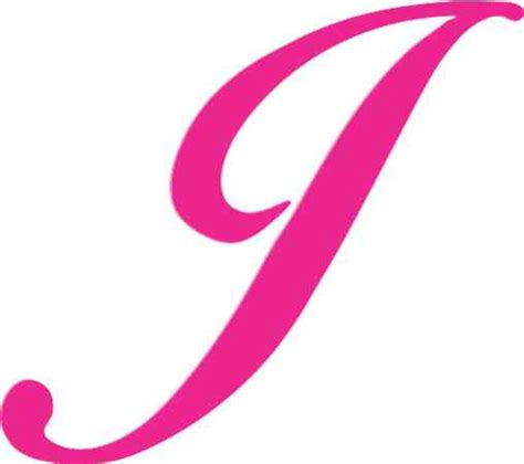 3.5in X 3in Pink Cursive J Monogram Sticker Fancy Vinyl Car - Etsy