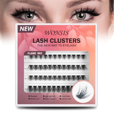 Etvite Heat Bonded Cluster Lashes Diy Eyelash Extension Beam Segmented