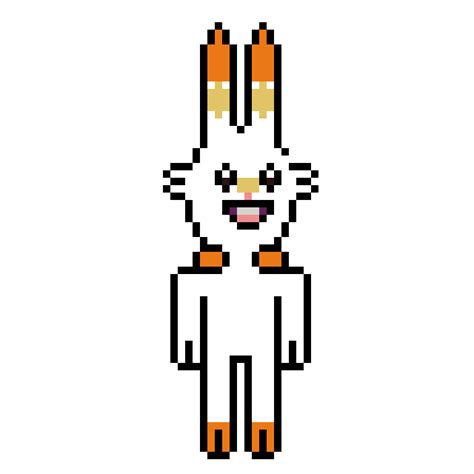 I Made Some Pixel Art For Scorbunny Pokémon Amino