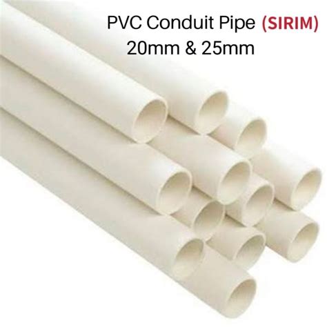 PVC Conduit Pipe White SIRIM For Electrical 20mm 3 4 Inch 25mm 1