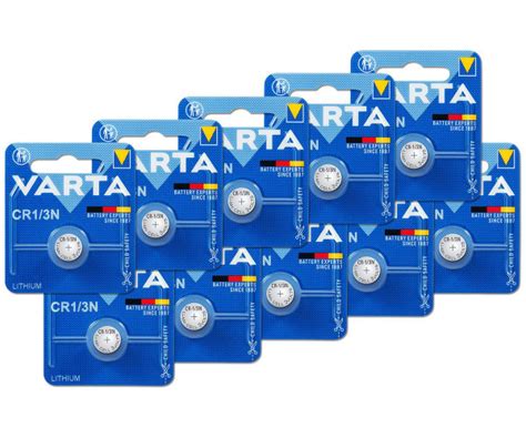 Батарейка CR1/3N (2L76, DL1/3N) 3V Varta, 10 шт. - купить с доставкой ...