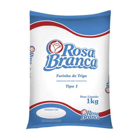 Farinha de Trigo Especial Ferro ROSA BRANCA Pacote 1kg Pão de Açúcar