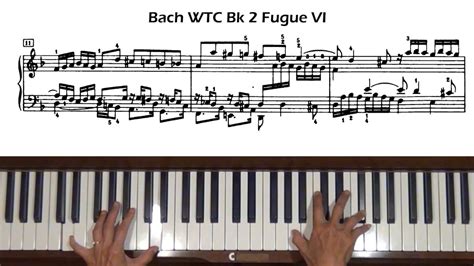 Bach Prelude And Fugue No In D Minor Bwv Wtc Bk Fugue