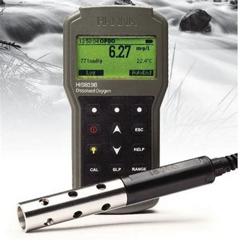 1 Mmhg Hanna HI 98198 Optical Dissolved Oxygen Meter For Laboratory At