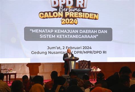 Pj Gubernur Ntt Hadiri Sarasehan Dpd Ri Bersama Calon Presiden