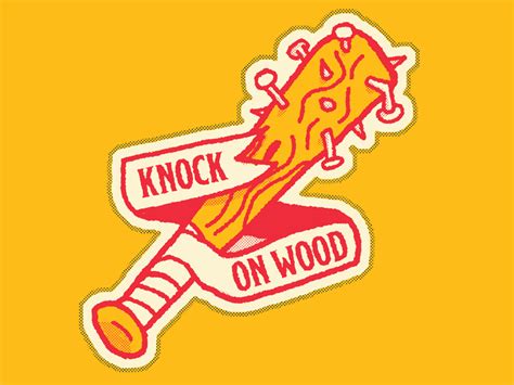 Knock on wood by Scott Jones on Dribbble