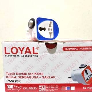 Jual Over Steker Saklar Loyal LY 922 SK Sambungan Colokan Steker