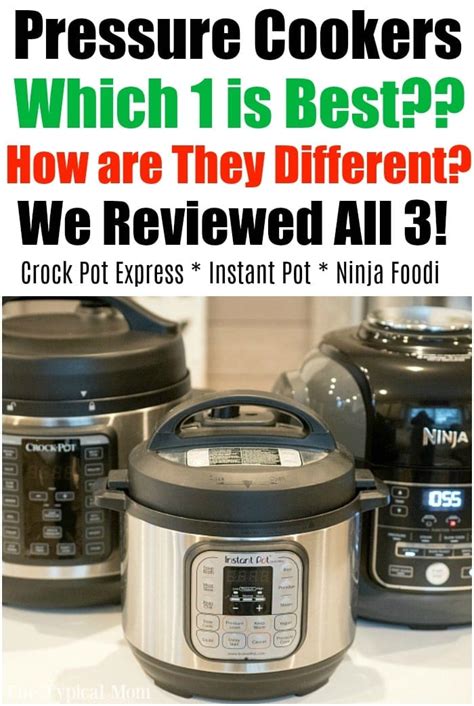 Instant Pot vs. Ninja Foodi Pressure Cooker Differences