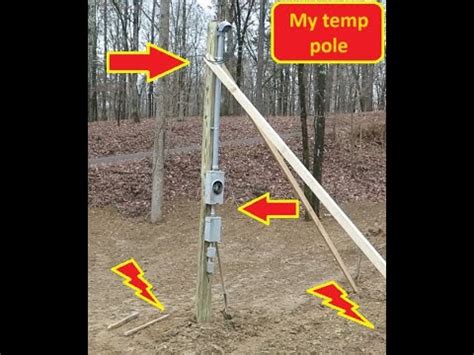 Ep#263 How to make a temporary power pole by switching an underground