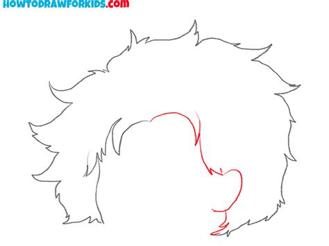 How To Draw Fluffy Hair Easy Drawing Tutorial For Kids