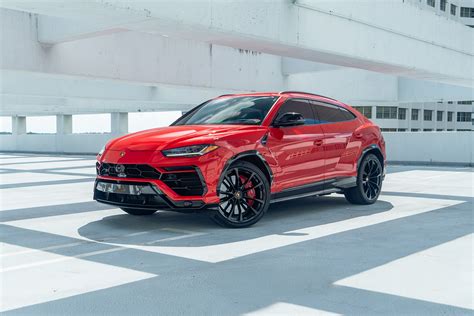 Lamborghini Urus Red Suv Rental Exotic Luxury Car Rentals