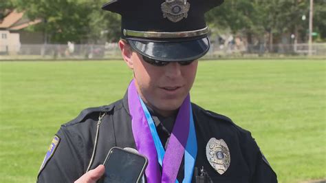 Muskegon Heights Officer Shot In The Line Of Duty Presented With Medal