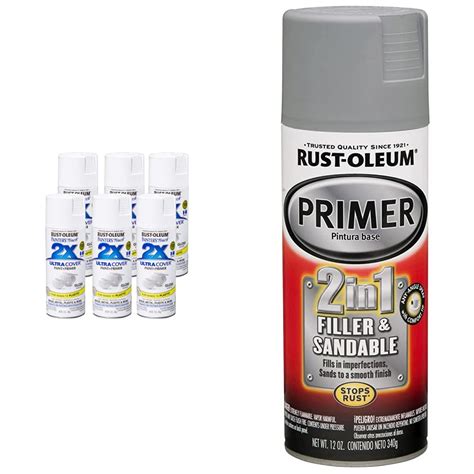 Rust Oleum 249090 6pk Painters Touch 2x Ultra Cover Spray Paint 12 Oz