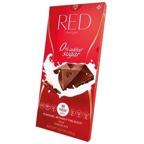 Молочный шоколад с пониженной калорийностью, 85 гр → RED Delight | РЕД ...